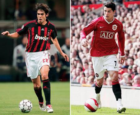 kaka & cristiano ronaldo